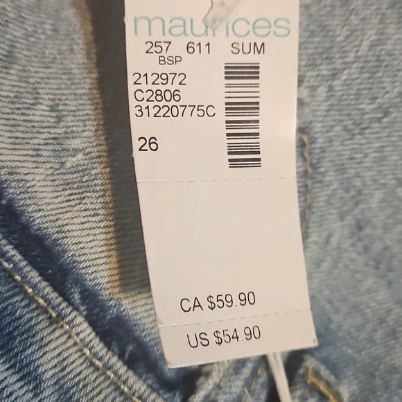 NWT Kancan High-Rise Denim Shorts - Picture 8 of 8